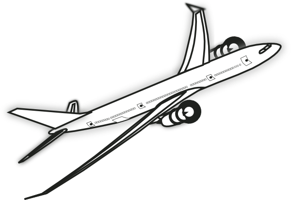 Airplane clipart flight clipart