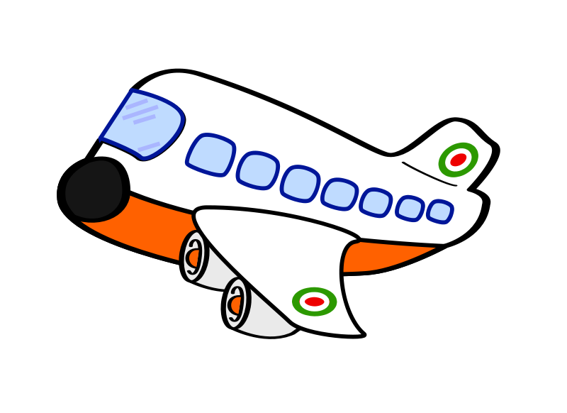 Airplane free cartoon plane clip art dromfch top