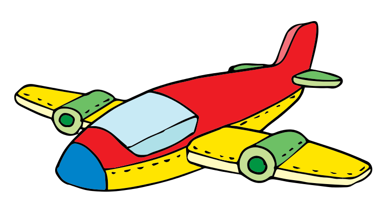 Airplane free to use clipart