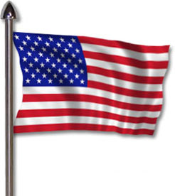 American flag clip art clipart image 1