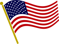 American flag clip art free clipart