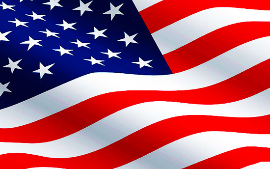 clipart picture of american flag