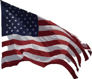 American flag logo clip art image 3