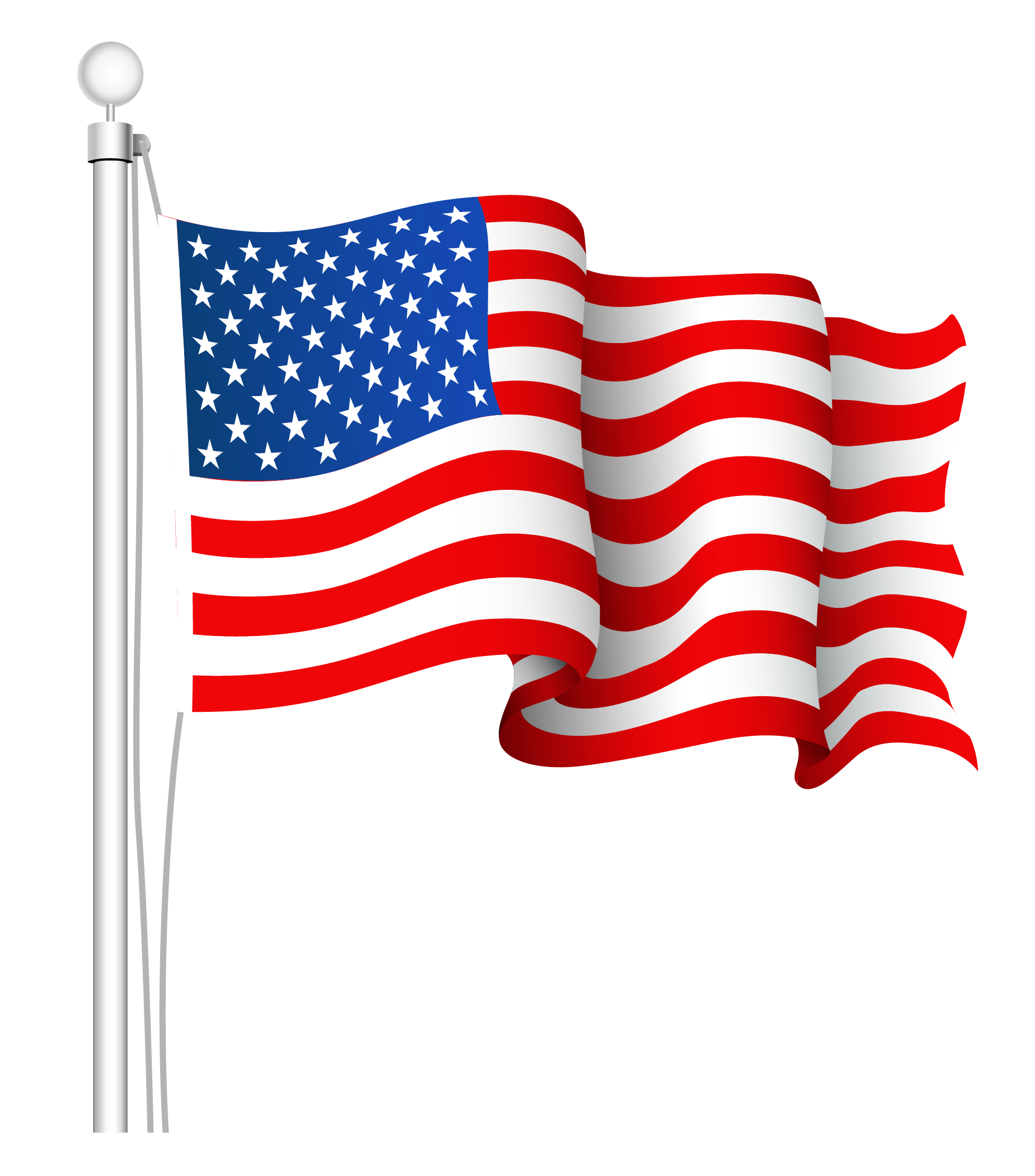 American flag united states flag clipart 3 clipartcow 2