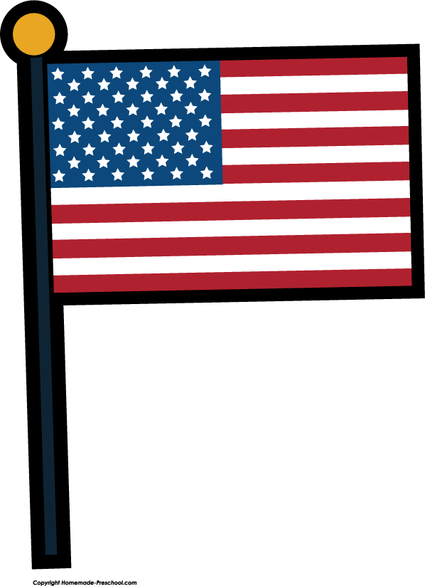 American flag usa flag clipart 0 clipartcow