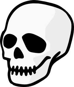 Angry skull clipart clipartbold