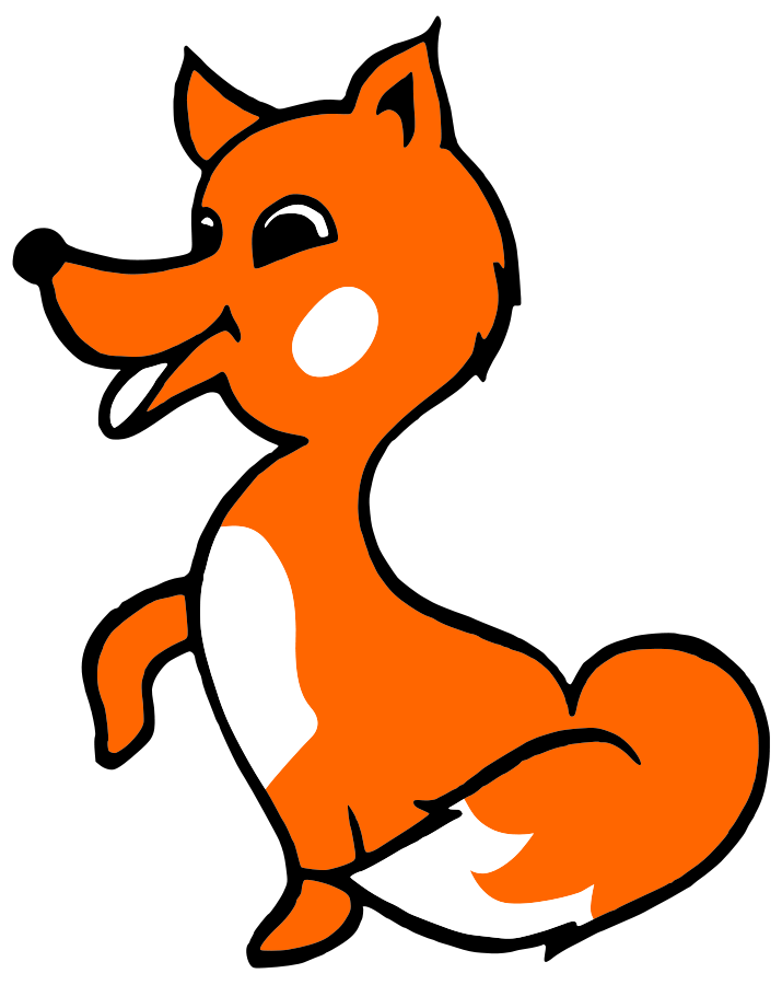 Animal fox clipart