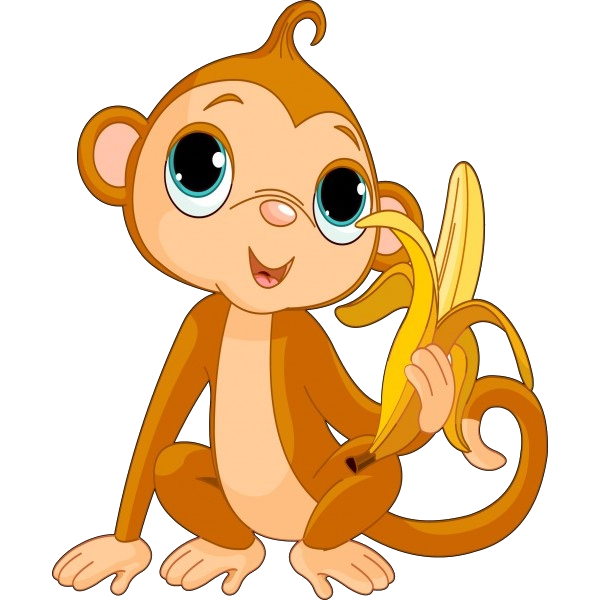 Animated baby monkey clip art 3