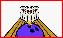 Animated bowling clipart