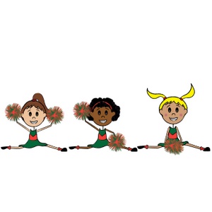 Animated cheerleader clipart clipart kid