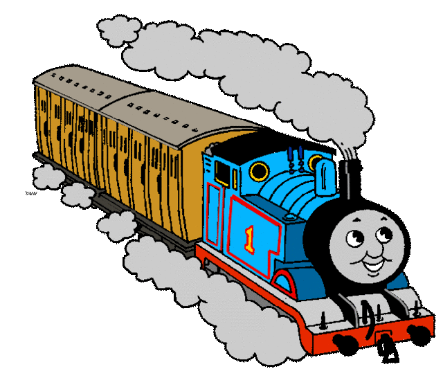 Animated clip art of train dromgbl top