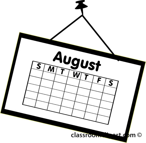 August april calendar clipart free april calendar clipartix
