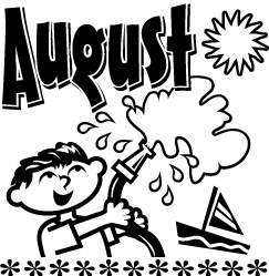 August clipart free clip art images image 4