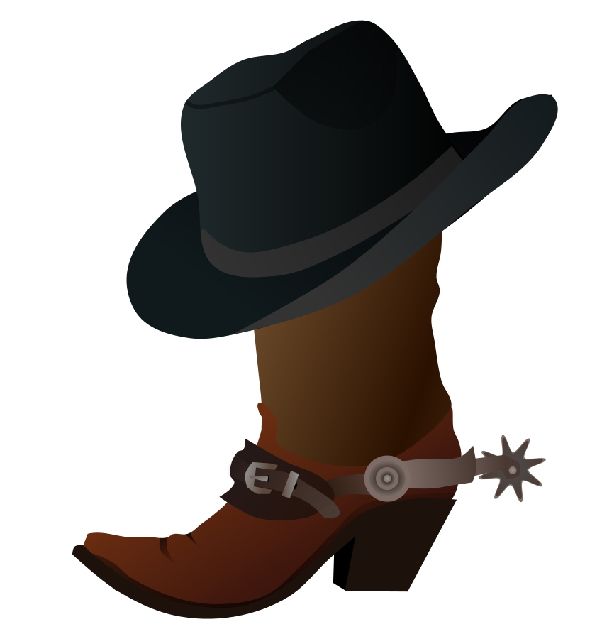 Baby cowboy boots clipart free clipart images