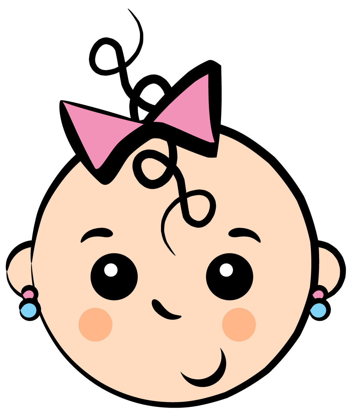 Baby girl free girl baby shower clip art free vector for free