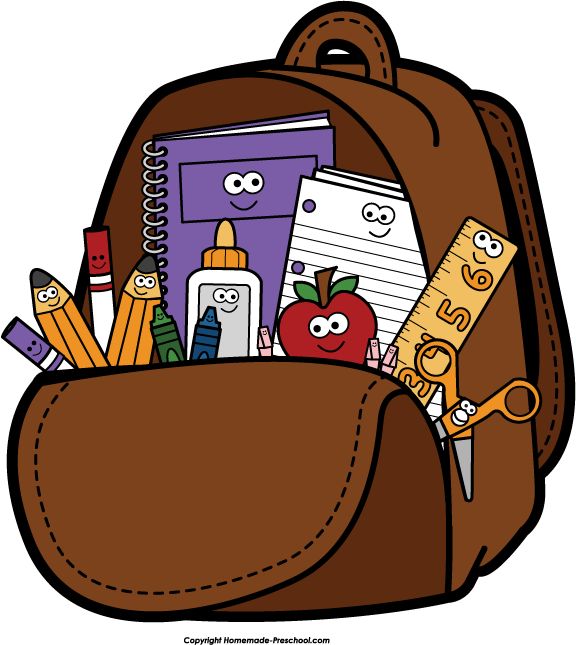 Backpack clip art vector clip art free clipartcow