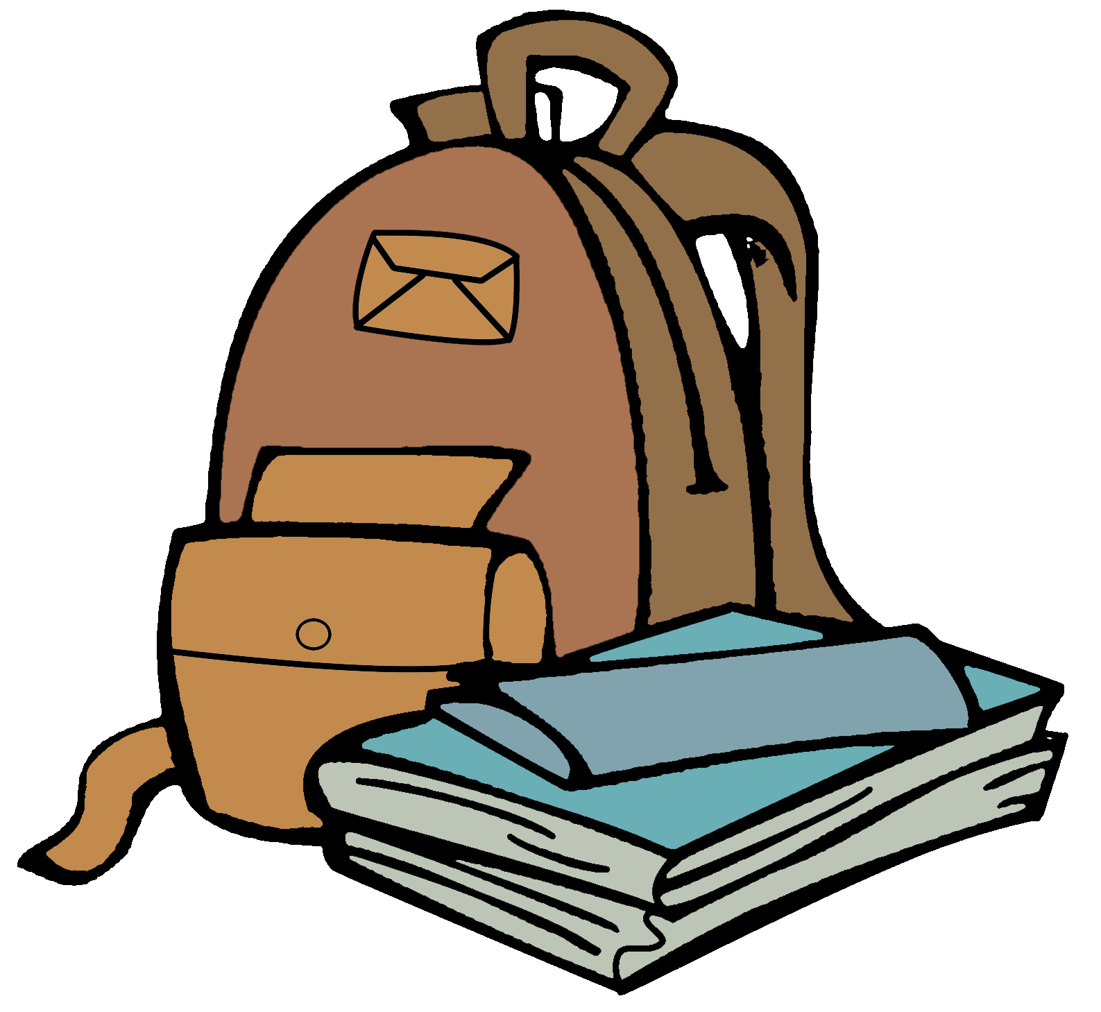 Backpack clipart image clip art image of a red backpack image