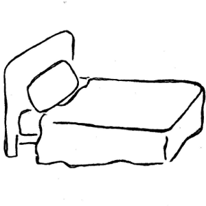 Bed clipart black and white dromgab top