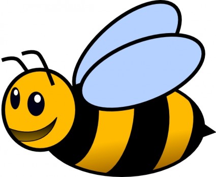 Bee clip art free vector in open office drawing svg svg