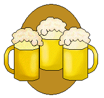 Beer clip art on colored circles 1 light beer beer clip art