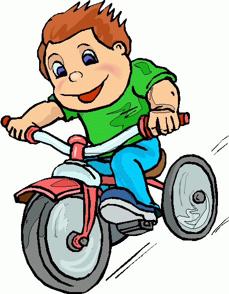 Bicycle kids riding bikes clipart free clipart images 3