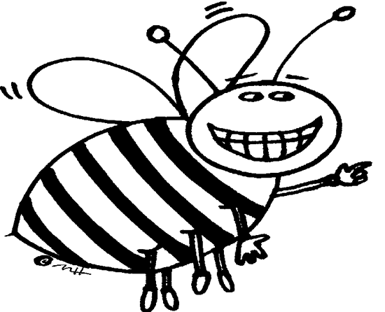 Big happy bee clip art gallery