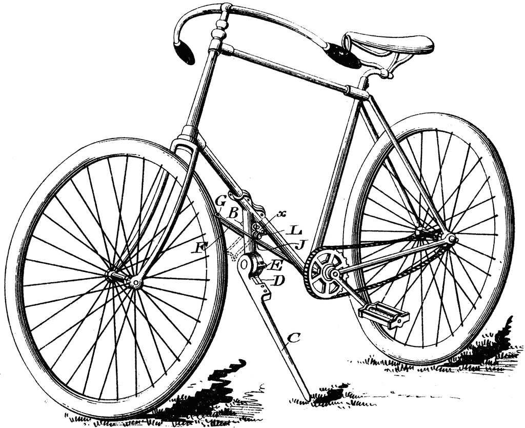 Bike cycling clip art spamcoloringpages