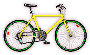 Bike free bicycle s animated bicycle clipart