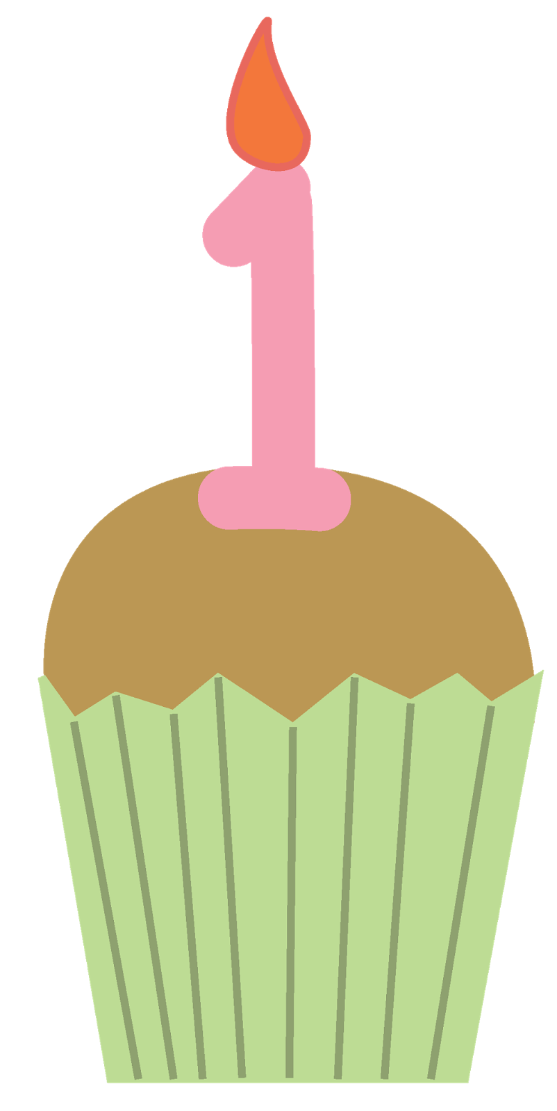 Birthday cupcake clipart 4