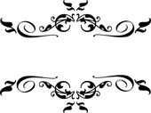 Black heart and bows corner borders black swirl border clip art – Clipartix