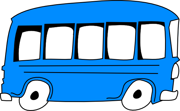 Blue bus clip art at vector clip art 2 clipartbold