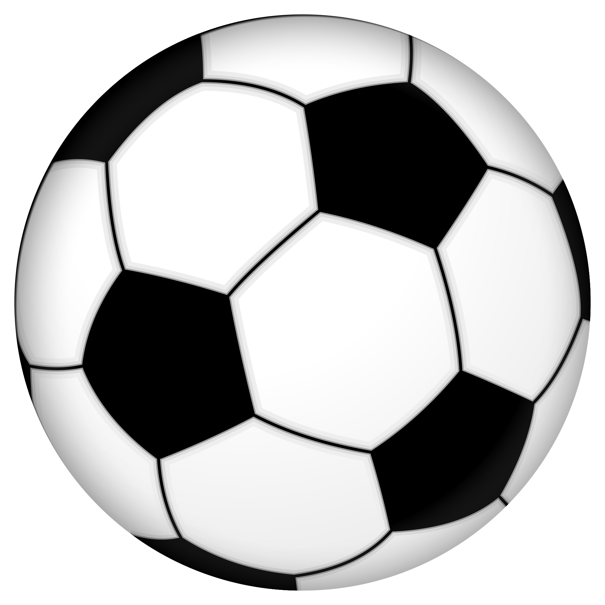Blue soccer ball clipart free clipart images