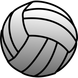 Blue volleyball clip art free clipart images