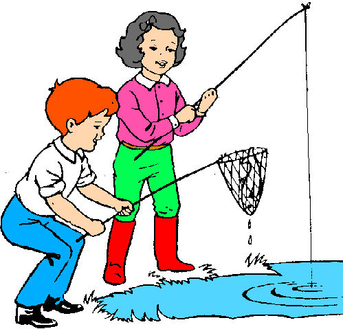 Boy fishing clipart free clipart images 2