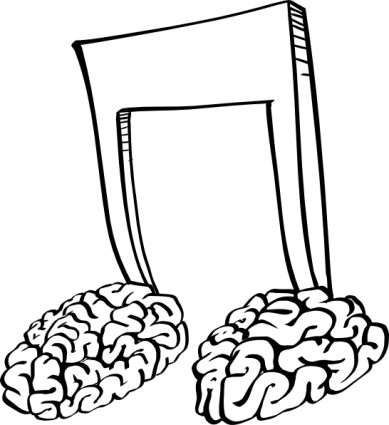 Brain notes clip art free vector in open office drawing svg svg