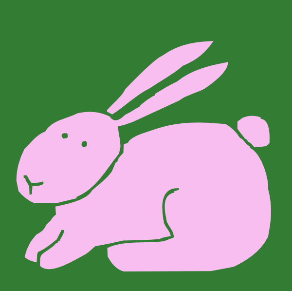Bunny clip art at vector clip art free
