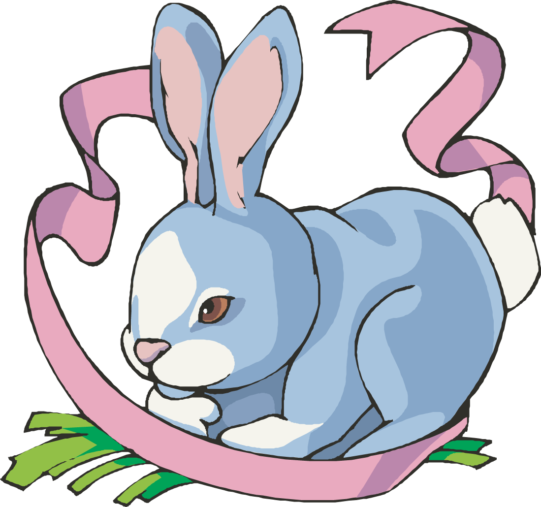 Bunny hop clipart