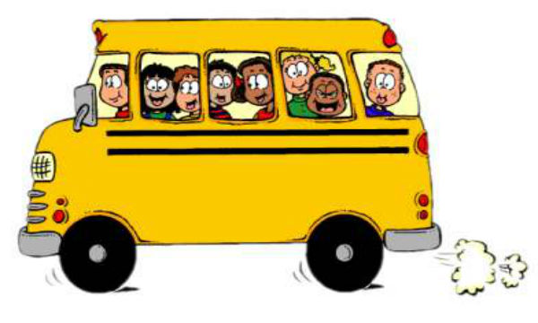 Bus clipart black and white free clipart images