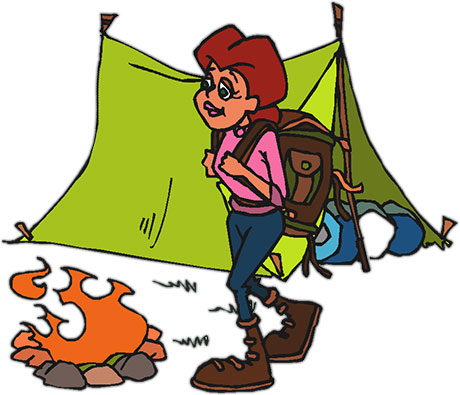 Camping camp clipart clipart clipartbold