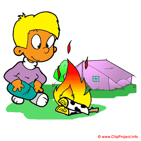 Camping kids summer camp clipart free clipart images clipartcow