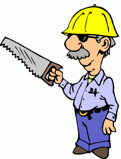 Cartoon construction clipart