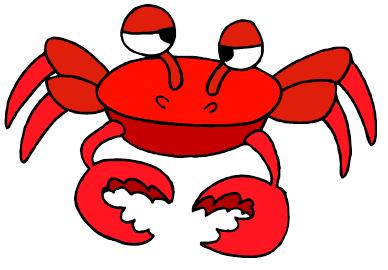 Cartoon crab clipart free clip art images clipartwiz