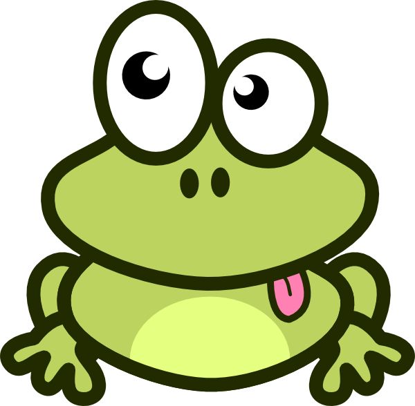 Cartoon frog clip art frog cartoon clip art vector clip art
