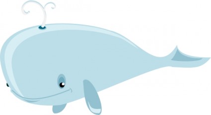 Cartoon whale clip art free vector in open office drawing svg 3
