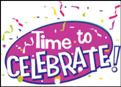 Celebration its time to celebrate clipart