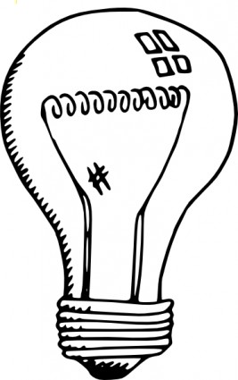 Cfl light bulb clip art free clipart images