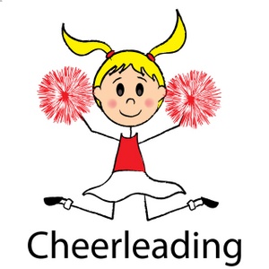 Cheerleader cheerleading stunt clipart clipart cheer clipart 2 3