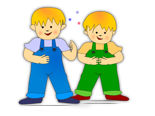 Children clip art 1 2 clipartcow