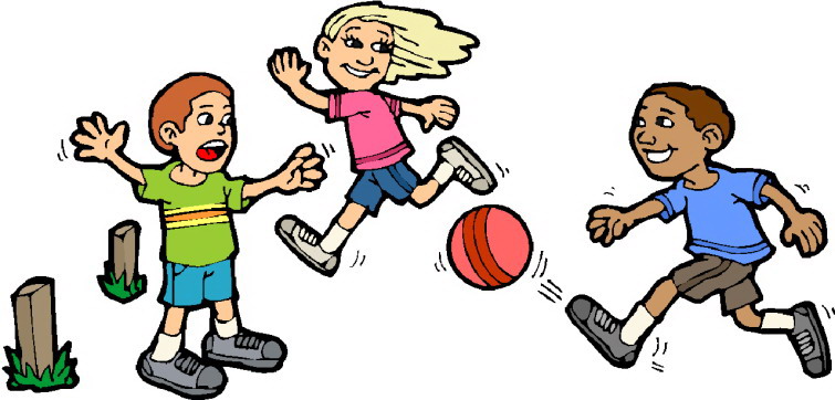 Children playing clipart