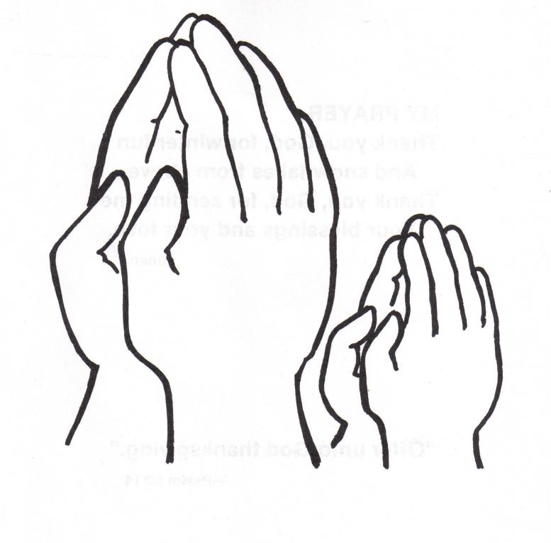 Children praying hands danasrhk top clipart